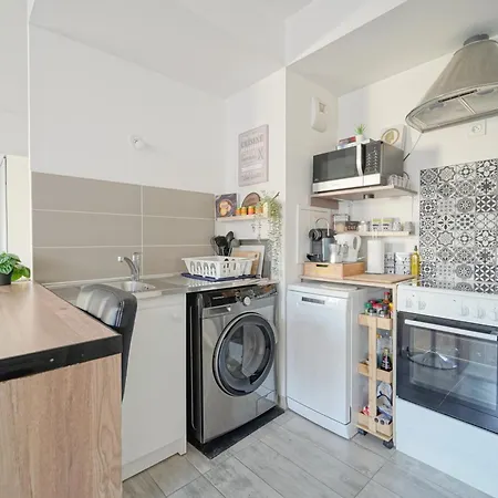公寓 Parking, Balcon, Vue Jardin A 5 Minutes Du Metro 圣旺