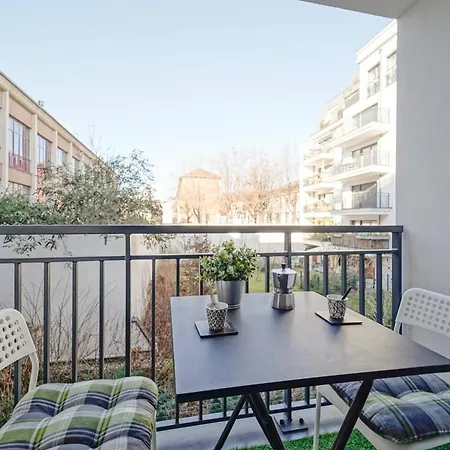 Parking, Balcon, Vue Jardin A 5 Minutes Du Metro 公寓 *
